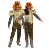 MINECRAFT HUSK JACK O'LANTERN HOODED JUMPSUIT