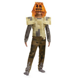 MINECRAFT HUSK JACK O'LANTERN HOODED JUMPSUIT