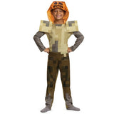 MINECRAFT HUSK JACK O'LANTERN HOODED JUMPSUIT