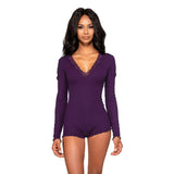 PLUM ROMPER SLEEPWEAR
