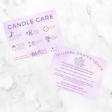 AMETHYST CRYSTAL CANDLE