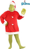 DR. SEUSS PLUS SIZE DELUXE GRINCH SANTA COSTUME