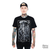 MORTUS VIVENTI DEATH TAROT CARD T-SHIRT