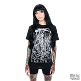 MORTUS VIVENTI DEATH TAROT CARD T-SHIRT