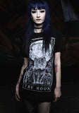 MORTUS VIVENTI "THE MOON" TAROT CARD T-SHIRT