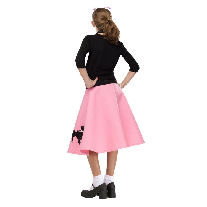 Pink Child Poodle Skirt KIDS PINK POODLE SKIRT Wicked Halloween Pink Child Poodle Skirt KIDS PINK POODLE SKIRT Wicked Halloween