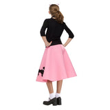 KIDS PINK POODLE SKIRT