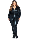 PLUS LAME CATSUIT