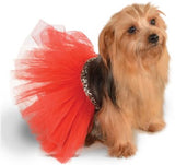 RED LEOPARD PET TUTU