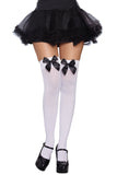 White Thigh High Socks