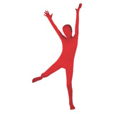 KIDS RED MORPHSUIT