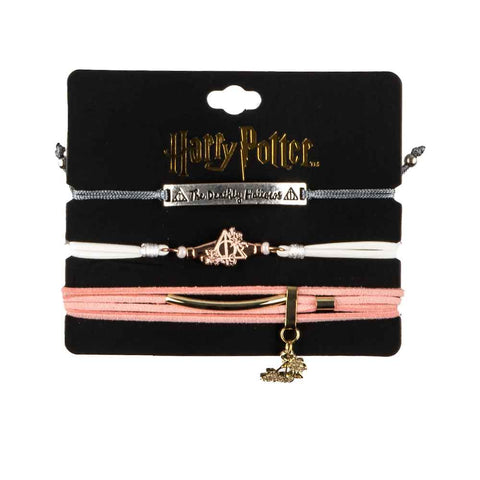 HARRY POTTER DEATHLY HALLOWS BRACELET SET