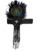 PEACOCK FLAPPER HEADPIECE
