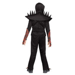 KIDS RED SKULL DRAGON NINJA COSTUME