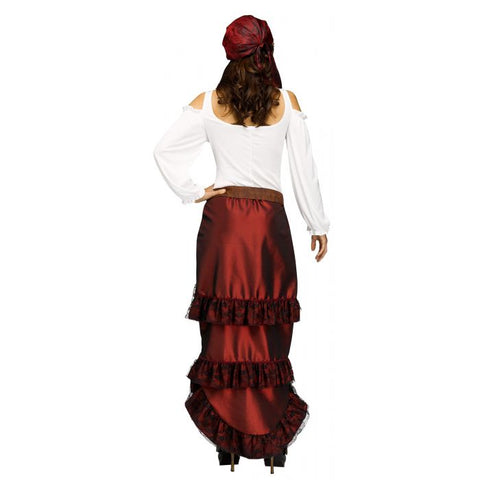 Fun Costumes Adult Ruffled Pirate Blouse