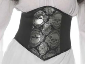 SKULL WAIST CINCHER