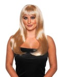 FLIRTY BLONDE WIG WITH BANGS