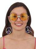 LARGE STRIPED HIPPIE GLASSES