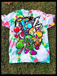 YOSHI TIE DYE T SHIRT