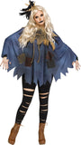 ADULT SCARECROW PONCHO ASSORTMENT