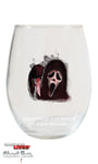 GHOST FACE WINE TUMBLER 4-PIECE