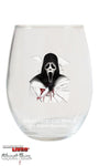 GHOST FACE WINE TUMBLER 4-PIECE