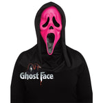 HOT PINK FLURESCENT GHOST FACE MASK