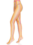 RAINBOW FISHNET TIGHTS