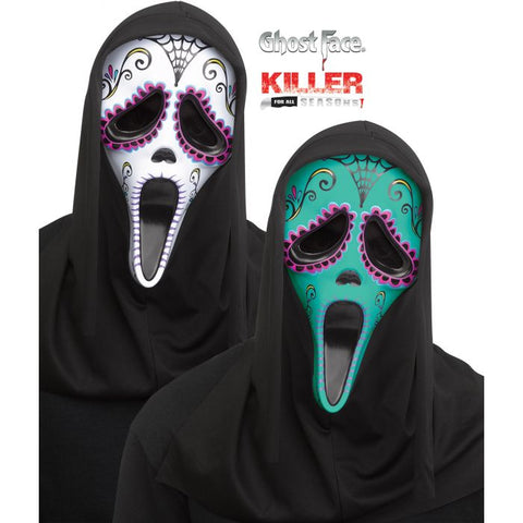 DAY OF THE DEAD GHOST FACE MASK