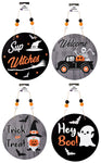 12" HALLOWEEN WOOD SIGN ASSORTMENT