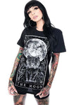 MORTUS VIVENTI "THE MOON" TAROT CARD T-SHIRT