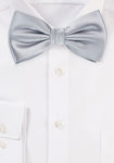 SILVER BOW TIE