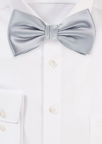 SILVER BOW TIE