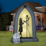 7 FT. AIRBLOWN ARCH W/ JACK AND SALLY
