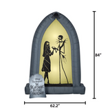 7 FT. AIRBLOWN ARCH W/ JACK AND SALLY