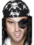 BLACK DELUXE PIRATE EYEPATCH