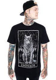 MORTUS VIVENTI EMPEROR TAROT CARD T-SHIRT