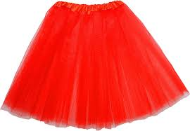 3-LAYER ADULT RED TUTU