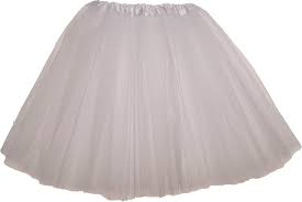 3-LAYER ADULT WHITE TUTU