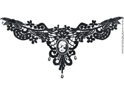 GOTHIC SKELETON CAMEO CHOKER