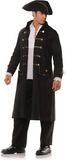 BLACK PIRATE COAT SET