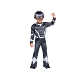 TODDLER MUSCLE SUIT BLACK PANTHER