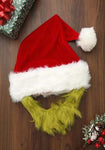 THE GRINCH PLUSH HAT WITH BEARD