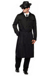 BLACK SPY TRENCH COAT