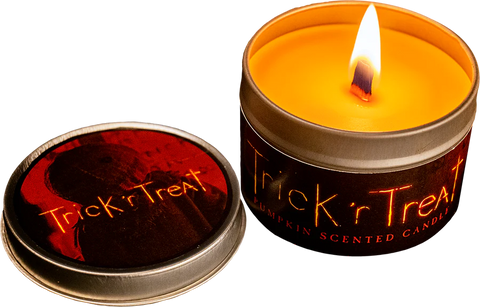 TRICK 'R TREAT PUMPKIN SCENTED CANDLE