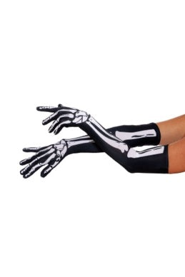 SKELETON OPERA LENGTH GLOVES