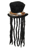 WITCH DOCTOR HAT WITH DREADLOCKS