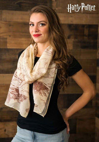 HARRY POTTER MARAUDER'S MAP SCARF