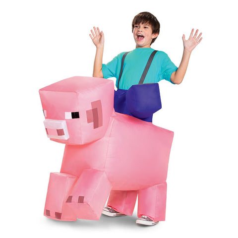 MINECRAFT PIG RIDE-ON INFLATABLE