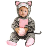 INFANT GREY STRIPE KITTEN COSTUME